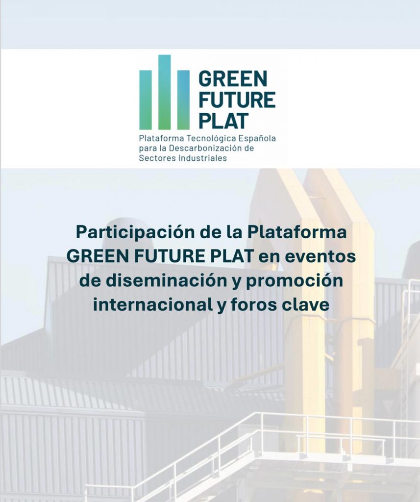 Participación de la Plataforma GREEN FUTURE PLAT en eventos de diseminación y promoción internacional y foros clave